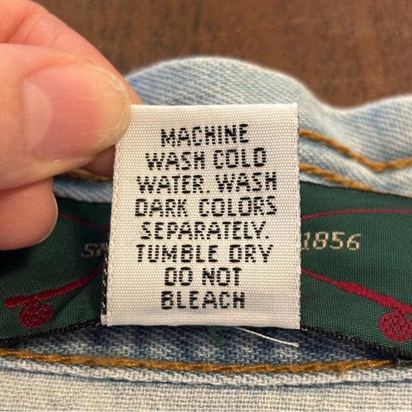 Vintage Orvis Oversized Denim Chambray Duster Dress Caftan Size Small - Picture 6 of 6